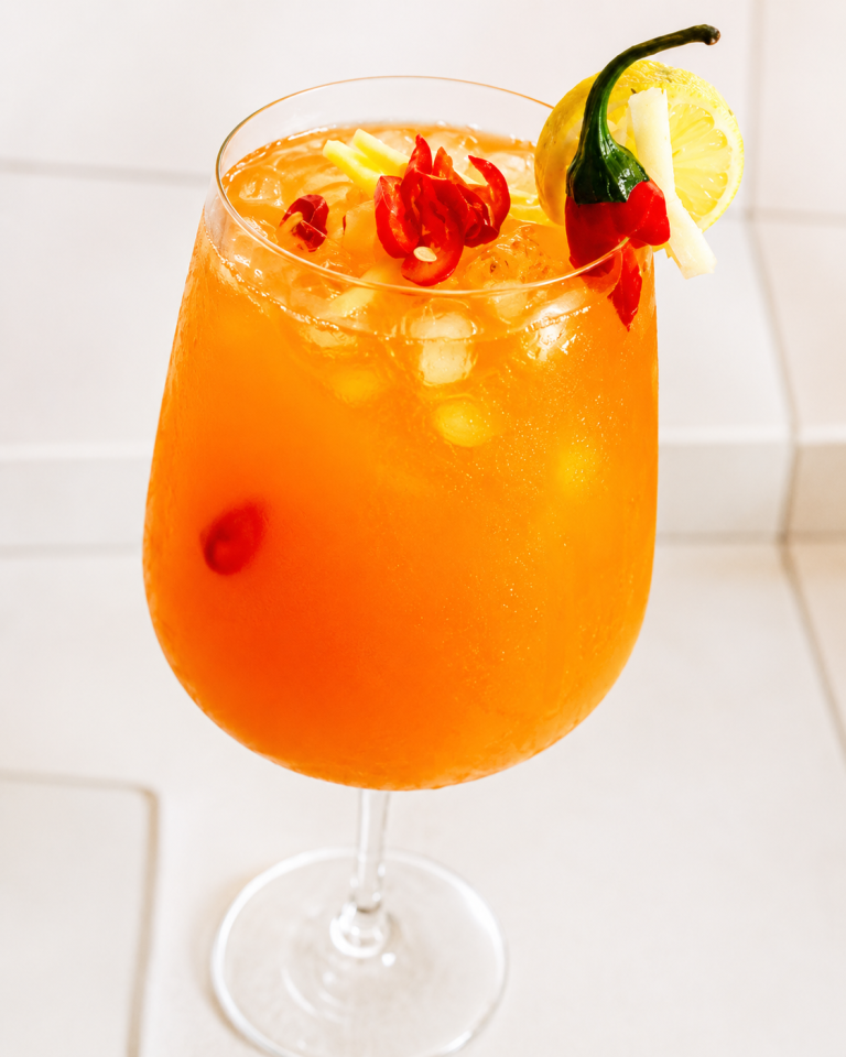Orange Iced Tea — Sweet & Spicy 🌶️