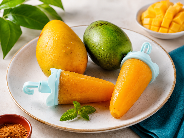 Khatta Meetha Mango Popsicles