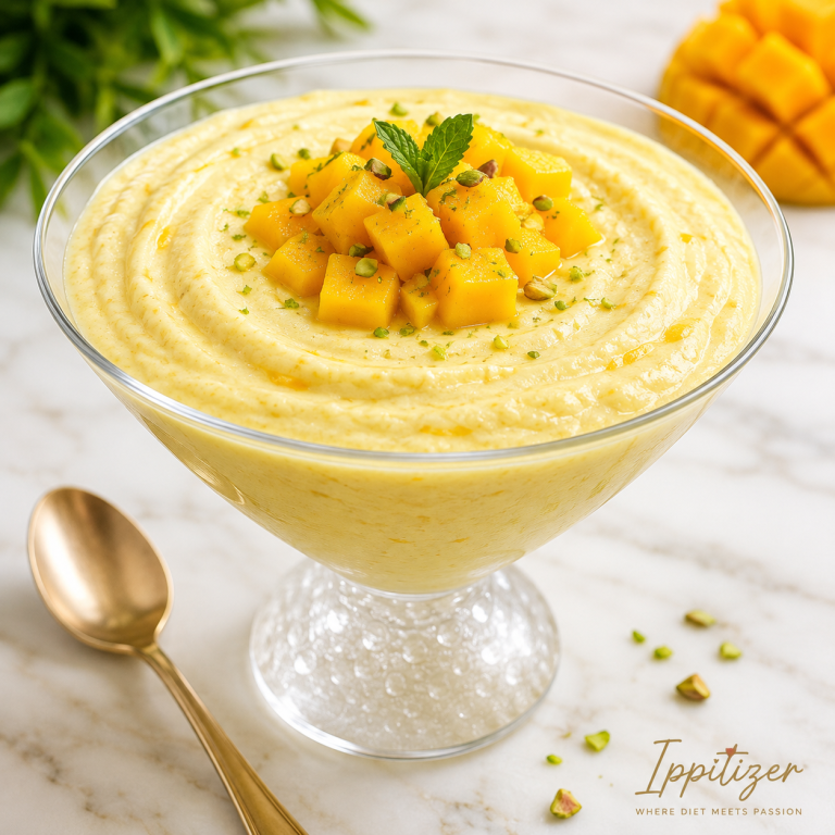 Mango Paneer Mousse
