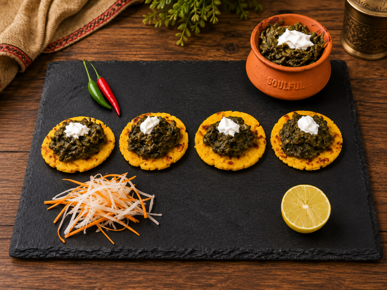 Makki Di Roti with Sarson Da Saag