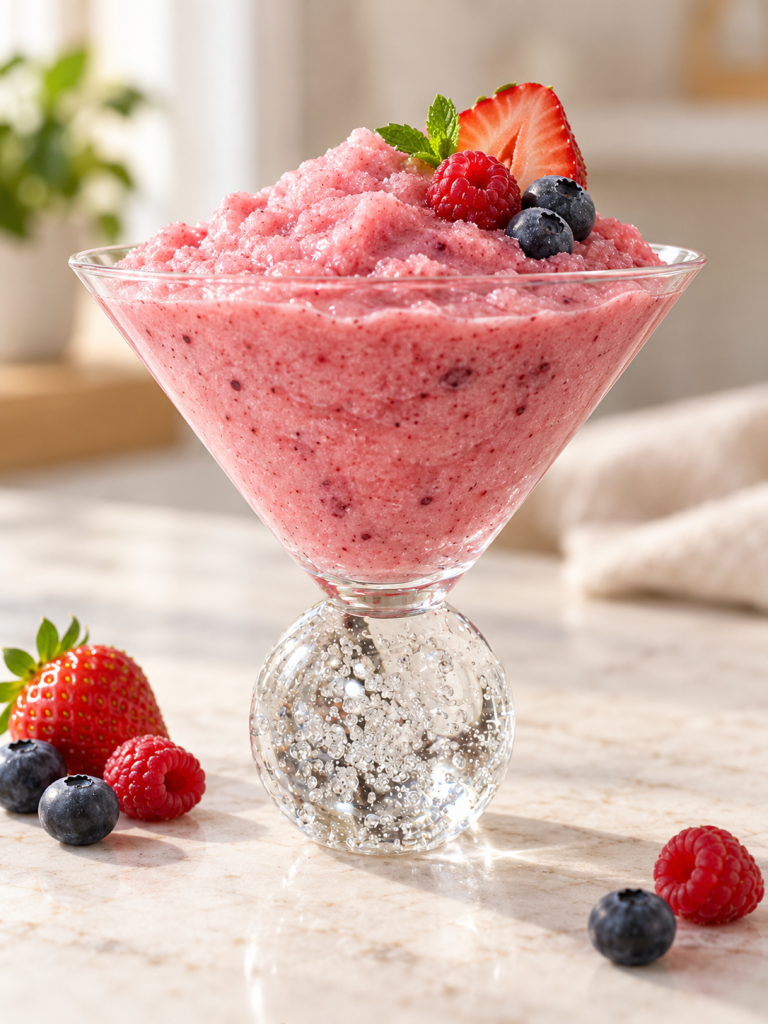 Mixed Berry Protein Yogurt Slush