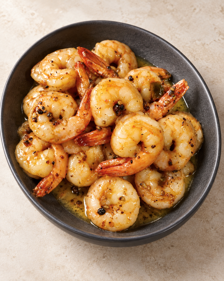 Butter & Black Pepper Prawns